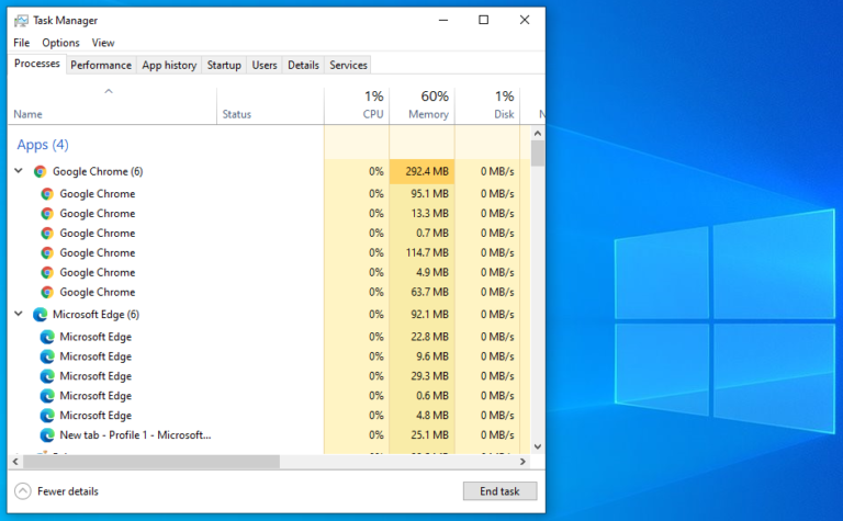 Why Chrome & Edge have so many processes in Windows 10 – windowstricks.in